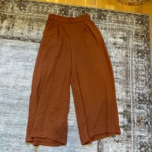 Cropped Burnt orange pants